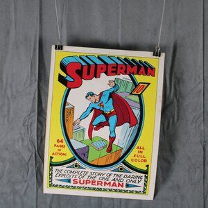 Vintage DC Poster - Action Comics Cover 1 1978 DC Poster Book - Paper Poster